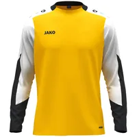 Jako Kinder Longsleeve-Shirt Dynamic gelb/weiß/schwarz, 116