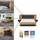 Rauch Bettanlage RAUCH "Bett Doppelbett Komortbett BILBAO-EXTRA", eiche artisan, graumetallic, B:265cm H:109cm T:207cm, Holzwerkstoff, Schlafzimmermöbel-Sets, Bettanlage, Polster-Kopfteil in Lederoptik basalt, mit Beleuchtung MADE IN GERMANY