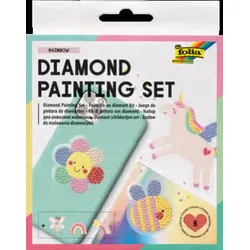 Folia 31802, Diamanten-Mal-Set für Kinder, Mehrfarbig