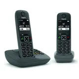 Gigaset AE690A Duo Analoges/DECT-Telefon  Anthrazit