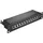 goobay CAT 6A Patch Panel 10 Zoll 12 Port Schwarz