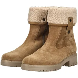 Gabor comfort "Gabor Comfort Stiefelette Veloursleder", Damen, braun, | Gr.: 40,5