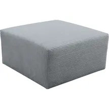 werk2 Hocker Zeus-XL Polyester 80 x 41 x 80 cm Grau