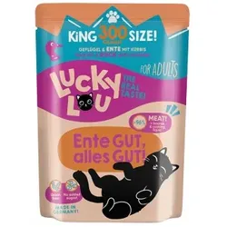 Lucky Lou Nassfutter Katze Adult Ente & Geflügel 6x300 g