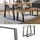 Vicco Tischbeine 80 x 72 cm Trapezförmig