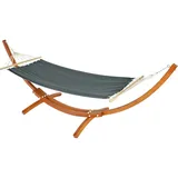 MCW Hängematte mit Gestell MCW-J46, Hängeschaukel, bis 200kg Holzgestell MVG-zertifiziert 320cm ~ 2 Jahre Gewährleistung - mind. 14 Tage Rückgaberecht - - 90x200