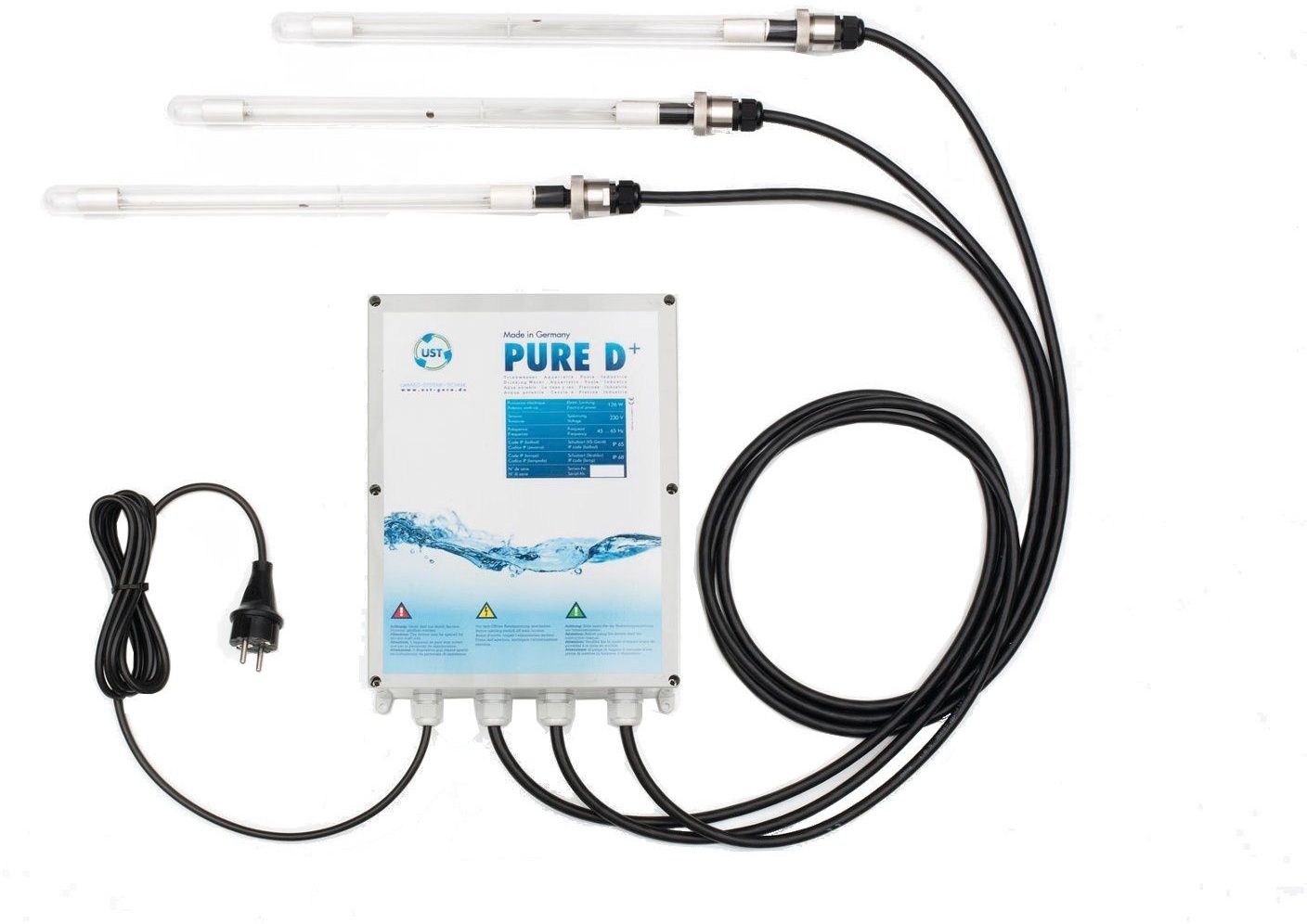 Pure D+ - UVC Anlage zur Trinkwasser Sterilisation 1 St
