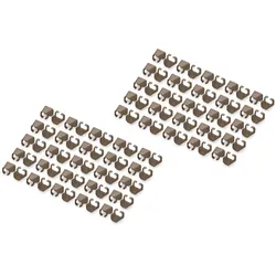 DIGITUS Kabelclips mit Farbcodierung - für Patch-Kabel - braun, RAL 8028 (Packun
