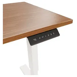 BISLEY Schreibtisch E-StarterTech Walnuss / Weiß