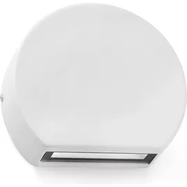FARO Außenwandleuchte Aluminium, Glas 3,0 cm IP54 1x LED-Lampe weiß