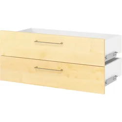 Hammerbacher-Schubladen für 80 cm breite Schränke, 1 OH, BS, Ahorn-V918S2/3/BS
