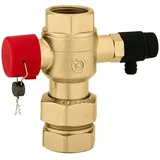Premium Caleffi Kappenventil 558050 3/4" x 3/4", zum Prüfen von Ausdehnungsgefäßen