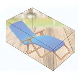 Buri Abdeckhaube 200 x 75 x 40 cm Anthrazit