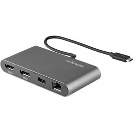 Startech StarTech.com Thunderbolt 3 Mini Dock - Tragbare TB3-Dockingstation mit dual Monitoren und DP 4K 60 Hz - GbE
