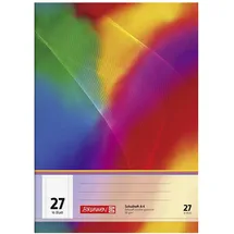 Brunnen Schulheft A4 Lineatur 27 16 Blatt