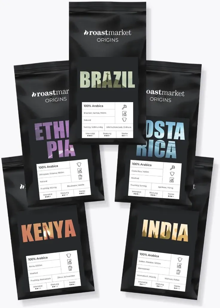 roastmarket ORIGINS Probierpaket 1,25kg