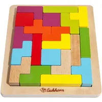 Eichhorn 100002467 - Tetris Formenlegespiel aus Holz