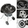 Tectake tectake® Kugelgrill, mit 2 Rädern, mit Ablage, Ø 41,5 cm