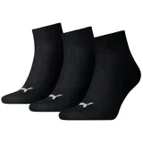 Puma Quarter Socken 3 Paar Schwarz 47-49