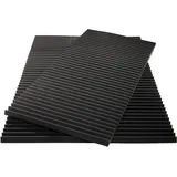 sunnypillow Akustikschaumstoff Akustikschaum Matten 100 x 30 x 2,5cm - Schalldämmmatten zur effektiven Akustik - Schalldämmung Wand, Podcasts - Noppenschaumstoff Schaumstoff Fliesen Schallschutzmatte