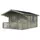 Palmako Emma 10,4 + 4,2 m2 - 34 mm Grau