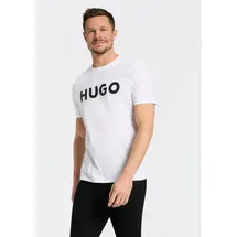 Hugo Dulivio Kurzarm-T-Shirt Open White M