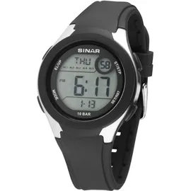 Sinar Jugenduhr Damen Herren Armbanduhr Digital Quarz Uni Silikon XV-19-1
