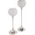 Home Affaire Teelichthalter Kristall Aluminium Silber
