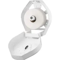 All Care PlastiQline Toilettenpapierhalter, maxi Kunststoff weiß Jumborollenhalter für