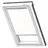 VELUX Sichtschutzrollo Uni Weiß 1028, M04 1028K (Farbe: - 1028K, Farbe Schiene: Standard