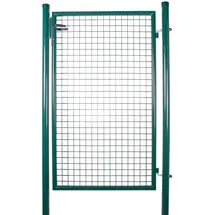 Attas Gartentor Gartentor Gartentür Hoftor Gartenpforte verzinkt & pulverbeschichtet grün 100 cm x 150 cm