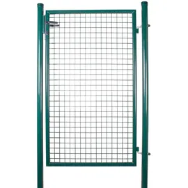 Attas Gartentor Gartentor Gartentür Hoftor Gartenpforte verzinkt & pulverbeschichtet grün 100 cm x 150 cm