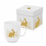 ppd Tasse Pure Easter gold Matte Mug 400 ml, New Bone China weiß