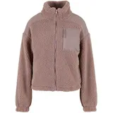 URBAN CLASSICS Sherpa Mix Jacke Dusk Rose 4XL
