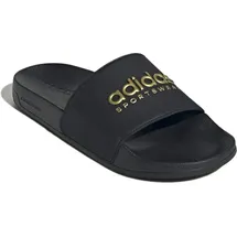 adidas Shower Adilette Core Black / Cloud White / Matte Gold 39