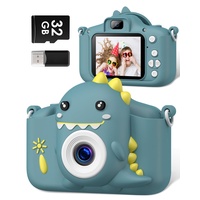Kinderkamera, Gofunly Kinder Kamera 1080P 2,0-Zoll-Bildschirm Fotoapparat Kinder mit 32GB-Karte Selfie Digitalkamera Kinder Fotokamera Kinder für 3-12 Jahre Jungen und Mädchen Weihnachten Spielzeug