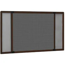 vidaXL Ausziehbarer Insektenschutz für Fenster 193 x 75 cm Braun