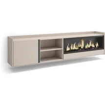 SKRAUT HOME Lowboard 212x50 cm Beige Holzwerkstoff