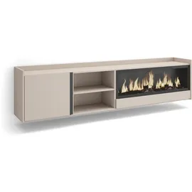SKRAUT HOME Lowboard 212x50 cm Beige Holzwerkstoff