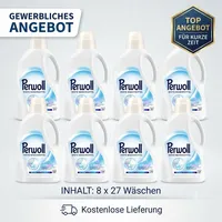 8 x Perwoll White Weiss renew für Helles und Weißes 8 x 27WL-1,35L