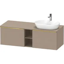 Duravit D-Neo Konsolenwaschtischunterbau wandhängend Leinen Matt 1400x550x459 mm - DE4950R34750000 DE4950R34750000
