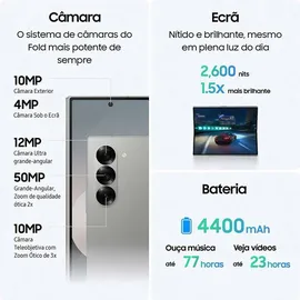 Samsung Galaxy Z Fold6 12 GB RAM 1 TB Silver Shadow