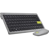 Acer Vero Combo AAK124 antimikrobielle Tastatur-Maus-Set kabellos grau
