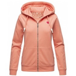 NAVAHOO Damen Kapuzensweatshirt Hoodie mit Kapuze & Dicken Tunnelzugkordeln Cremetörtchen