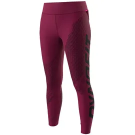 Dynafit Ultra Graphic Leggings - Beet Red / Black / DNA Green - M