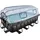 EXIT TOYS Black Leather Pool Set 400 x 200 x 100 cm inkl. Sandfilter, Abdeckung und Wärmepumpe