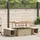 vidaXL Garten Essgruppe 3-tlg. Beige