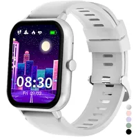 JUBUNRER Smartwatch Kinder Jungen Mädchen Kinderuhr Herzfrequenz Schlaf Schrittzähler Wecker Sport Spiel IP68 Wasserdicht Fitness Tracker Fitnessuhr Kinder Uhr Smart Watch Kids für Teenager Geschenke