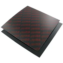 Membranplatte Polini, 110x110mm, Karbon, Stärke 0,45(gemessen 0,50) Rot