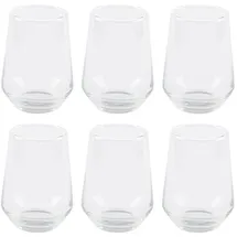 Testrut Trinkgläser 6er Set CARA, Transparent - 390 ml- 6er Set